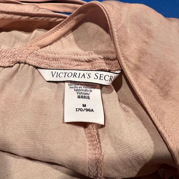 Victoria Secret Blush Pink Spaghetti Strap V Neck Jumpsuit Size Medium - Picture 4 of 5